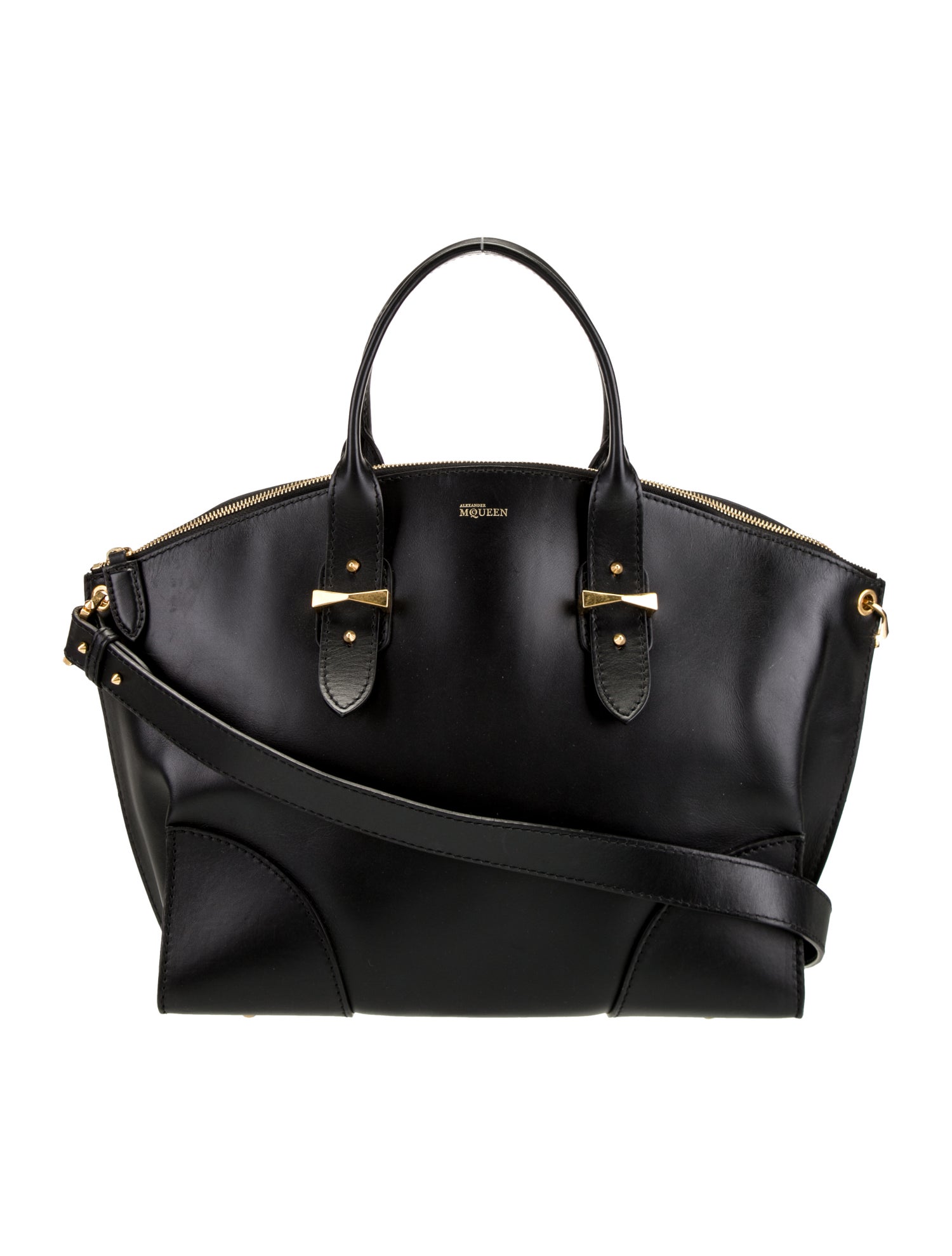 Alexander McQueen Leather Top Handle Bag
